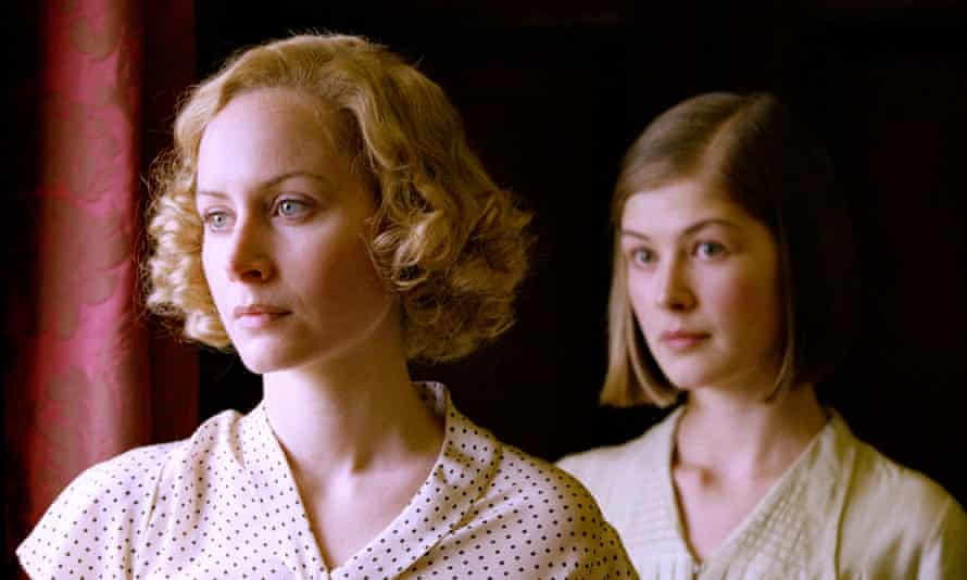 Left to right, Polly (Megan Dodds) and Fanny (Rosamund Pike) in Love in A Cold Climate.