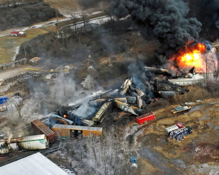 Greater risk of toxic derailments if $85bn railroad merger is approved, warn unions