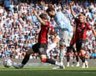 Manchester City 2-1 Bournemouth: Premier League – live