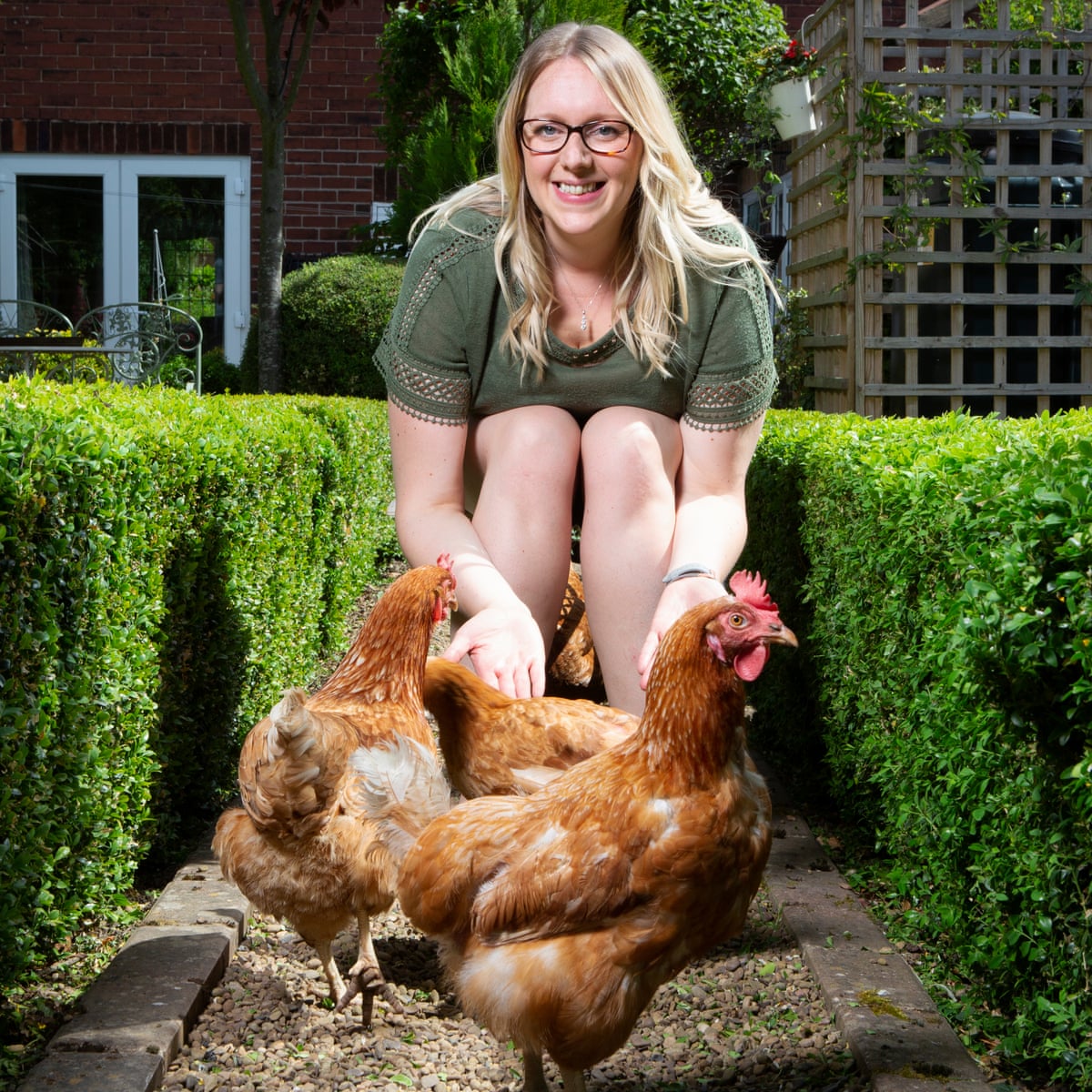 My chickens are always pleased to see me!' Life with the hen rescuers | Pets  | The Guardian