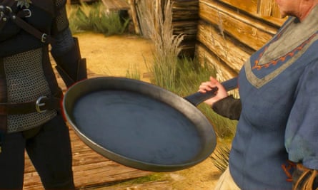 This humble frying pan forms the basis of a whole side mission in Witcher 3