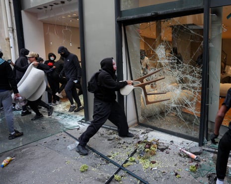 An estimated 2,000 shops were ransacked and looted across France during the rioting