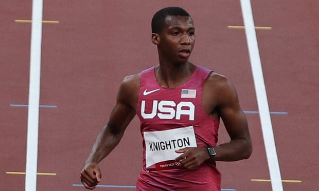 Erriyon Knighton a participé aux demi-finales du 200 m masculin aux Jeux olympiques de Tokyo l'année dernière.