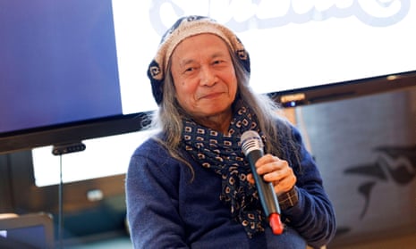Damo Suzuki in Düsseldorf, Germany, 2020. He was unsentimental about leaving Can in 1973, and said: ‘I’m not interested in hanging on to the past.’