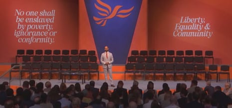 Josh Babarinde at the Lib Dem conference