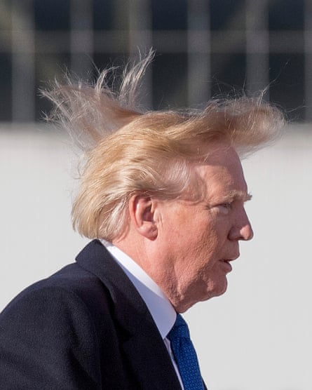 Donald Trump boarding Air Force One at Beijing airport, 10 November 2017.