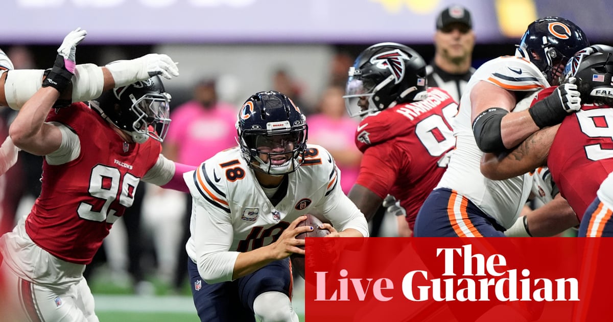 Texans beat Jaguars at the last; Bears 31-23 Falcons, Ravens 10-13 Browns and more: NFL week six – live