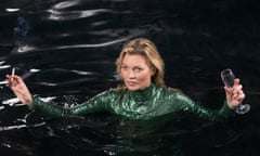 Going under … Kate Moss in Absolutely Fabulous: The Movie.