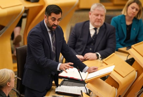 Humza Yousaf at first minister’s questions.