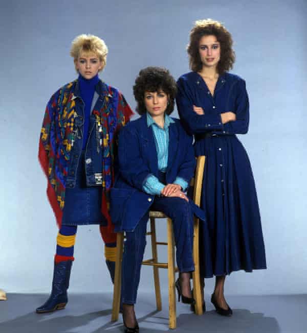 Jill Gascoine, centre, in C.A.T.S. Eyes, with Leslie Ash, left, and Tracy Ward.