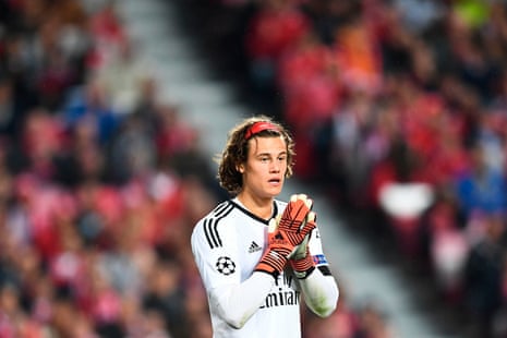 Svilar reacts at the final whistle.