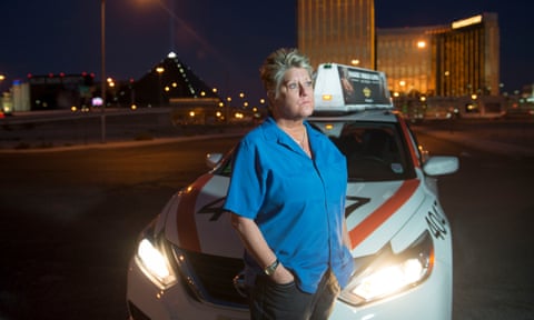 Cori Langdon, a Las Vegas taxi driver who helped save a number of victims during the October attack.