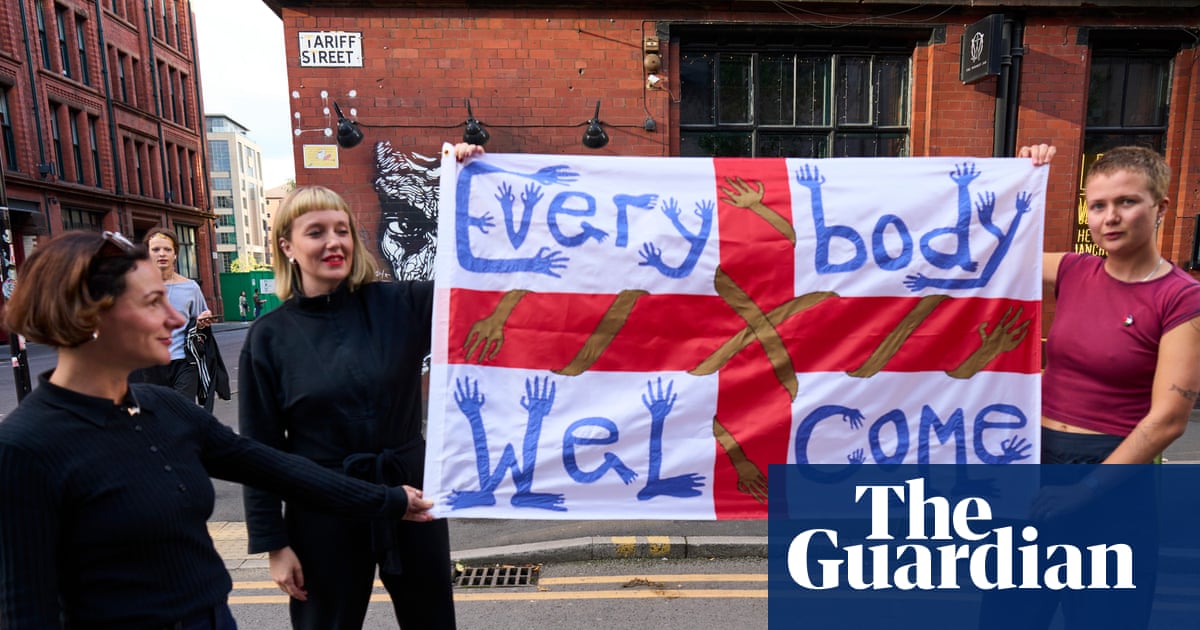 British artists reclaim St George’s flag with a message of inclusivity