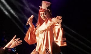Madonna presents her cabaret comedy show at the Forum, Melbourne.