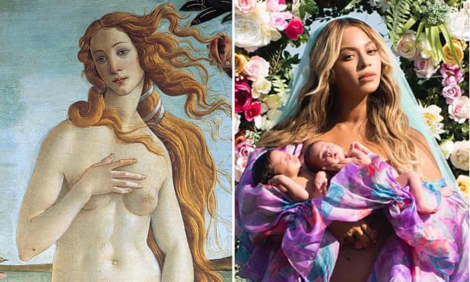 Botticelli’s Venus and Beyoncé.