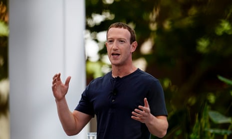Meta CEO Mark Zuckerberg speaks during a conference