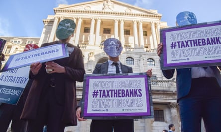 A protest against interest rate hikes outside the Bank of England in September 2023.