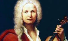 An oil portrait of Antonio Vivaldi