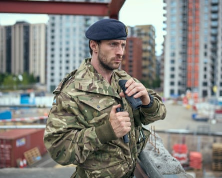 Aaron Taylor-Johnson as Major Will Tranter in Fuze.