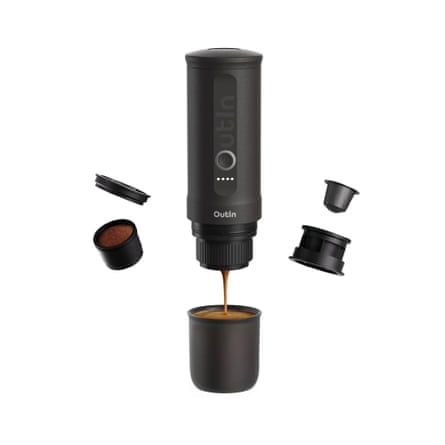 Outin Nano Portable espresso Machine (Space Grey)