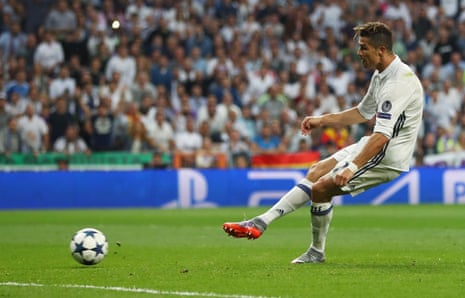 Cristiano Ronaldo fires in the third.