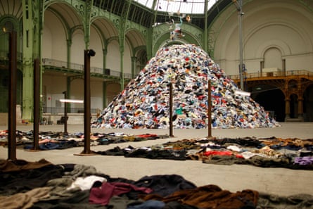 Christian Boltanski’s work Personnes at the Monumenta 2010 event at the Grand Palais in Paris.