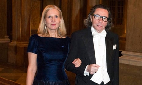 Nobel judge Katarina Frostenson and her husband, Jean-Claude Arnault, in Stockholm.