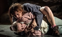 Mairead McKinley and Alison Oliver in Portia Coughlan, at the Almeida theatre.
