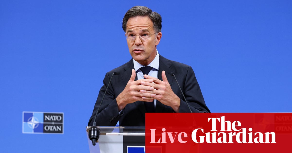 Mark Rutte says Nato needs ‘more forces, more resources’ ahead of defence ministers meeting– Europe live