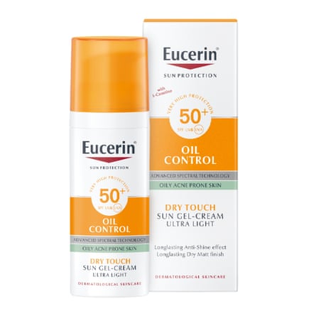 Eucerin Sun Oil Control Dry Touch Facial Sun Cream for Oily Acne Prone Skin SPF50+ 50ml