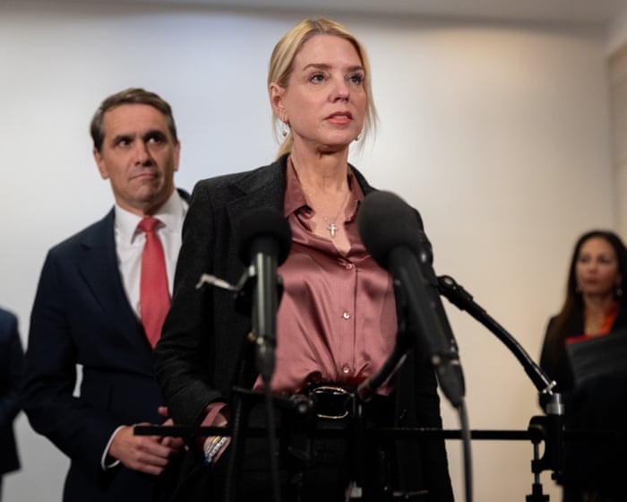 Democrats move to impeach Bondi after ‘fake’ Epstein briefing – US politics live