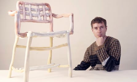 James Shaw and his Plastic Baroque chair