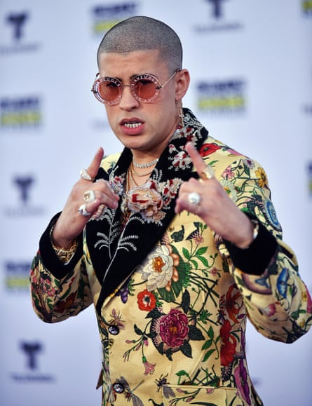 Bad Bunny at the Latin American Music Awards in 2017.