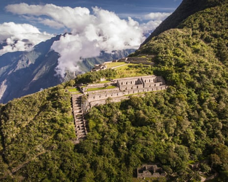 The ‘lost city’ of Choquequirao near Cusco, a hidden citadel that can only be reached on foot.