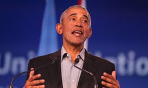 Barack Obama speaks at Cop26.