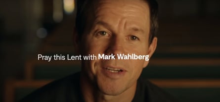 Mark Wahlberg in an advert for Hallow.