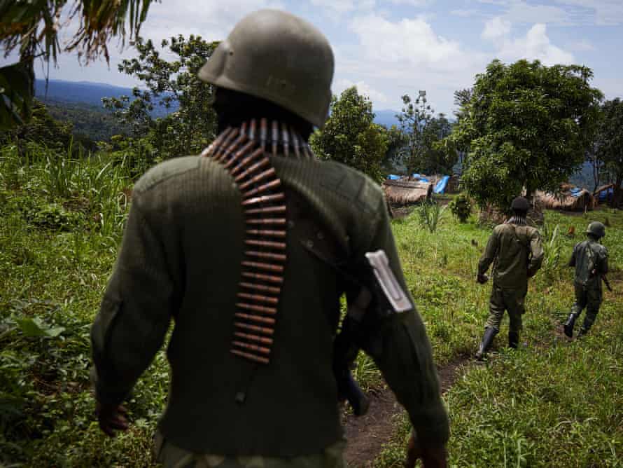 Congolese soldiers in Beni