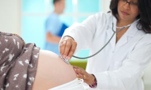 pre natal check upPregnant woman gets bump checked