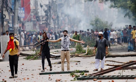 National curfew imposed in Bangladesh after student protesters storm prison | Bangladesh | The Guardian