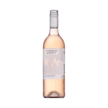 Bottle of Thomson & Scott Noughty Non-Alcoholic Rosé.