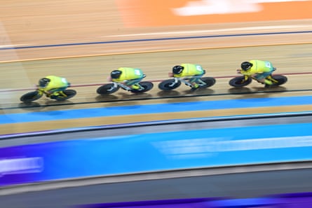 Australia during the men's 4000 pursuit.