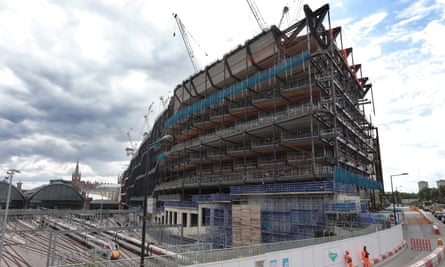 Google’s vast new building in King’s Cross, London.