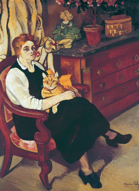 Daft haughtiness ... Suzanne Valadon’s Portrait of Lily Walton with Raminou, from 1922.