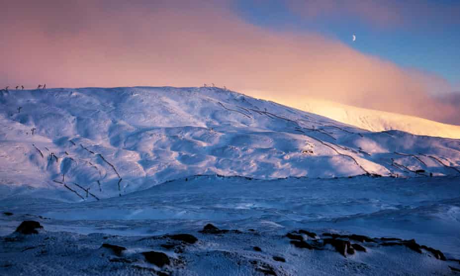 Glenshee ski resort in the Highlands
