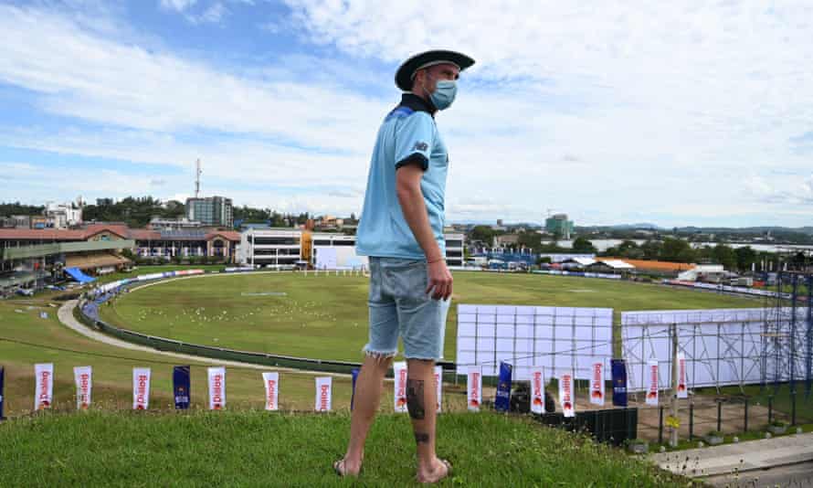 England supporter Rob Lewis at Galle
