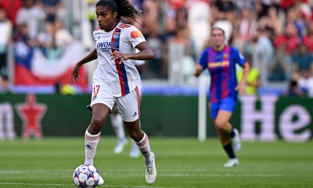 Catarina Macario de Lyon lors de la finale de la Women's Champions League contre Barcelone