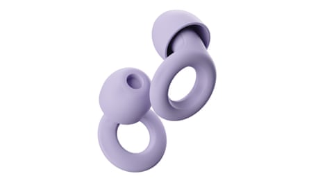 A pair of lilac Loop Quiet 2 Earplugs