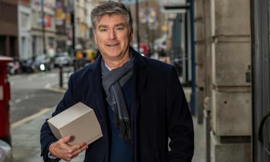 'I'm an attorney, not a badass' ... Christopher Marinello recovering a stolen watch from a pawnbrokers in London.