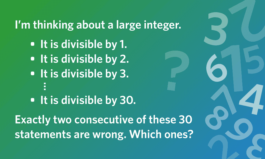 Can You Solve It Gems From A Mathematical Wonderland Mathematics The Guardian Can You Solve It Gems From A Mathematical Wonderland Mathematics The Guardian