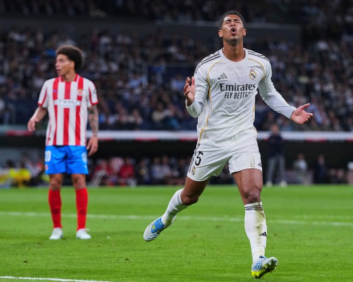 European football: Real Madrid held at home by Girona to extend winless run